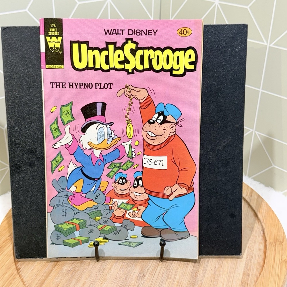 Walt Disney Uncle $crooge The Hypno Plot‎ Comic Book Whitman 1978 Edition